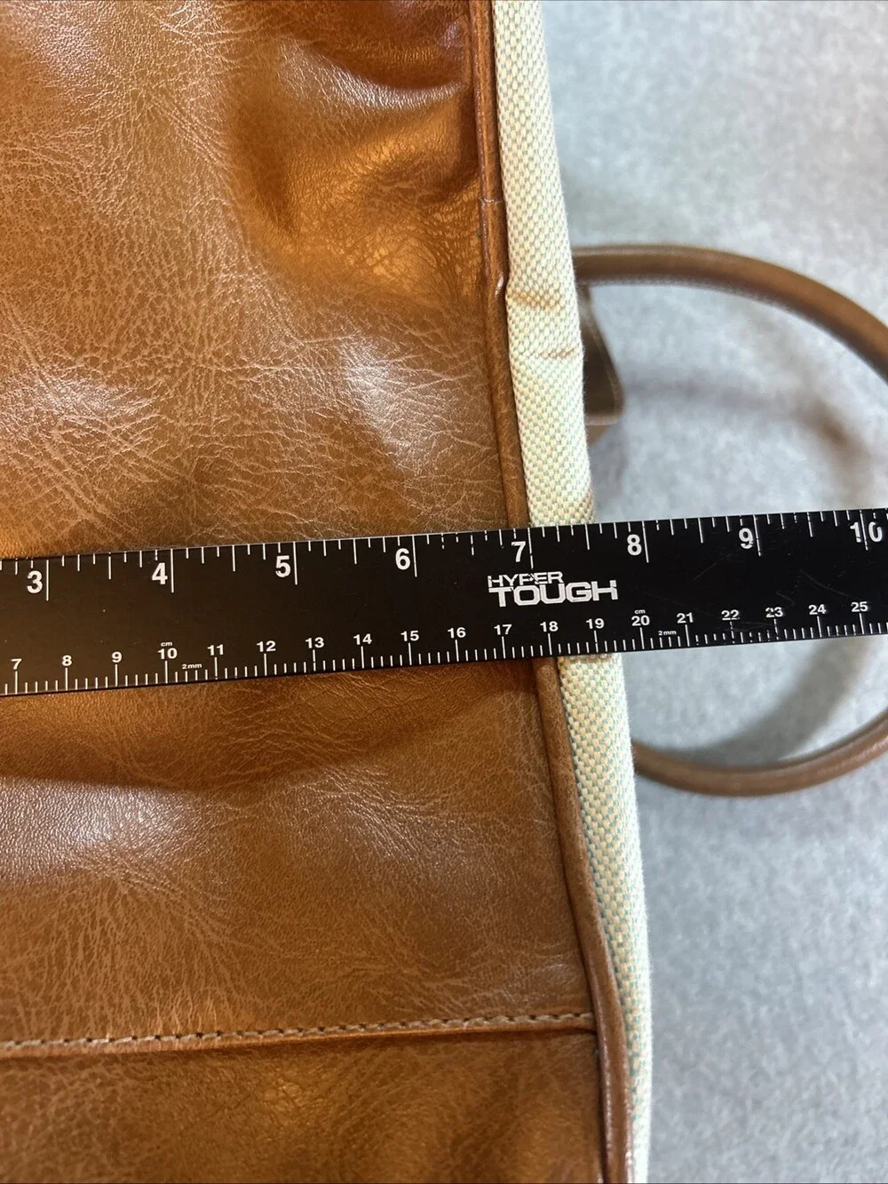 NAUTICA Travel Weekender Canvas & PU Leather Trim Duffle Bag